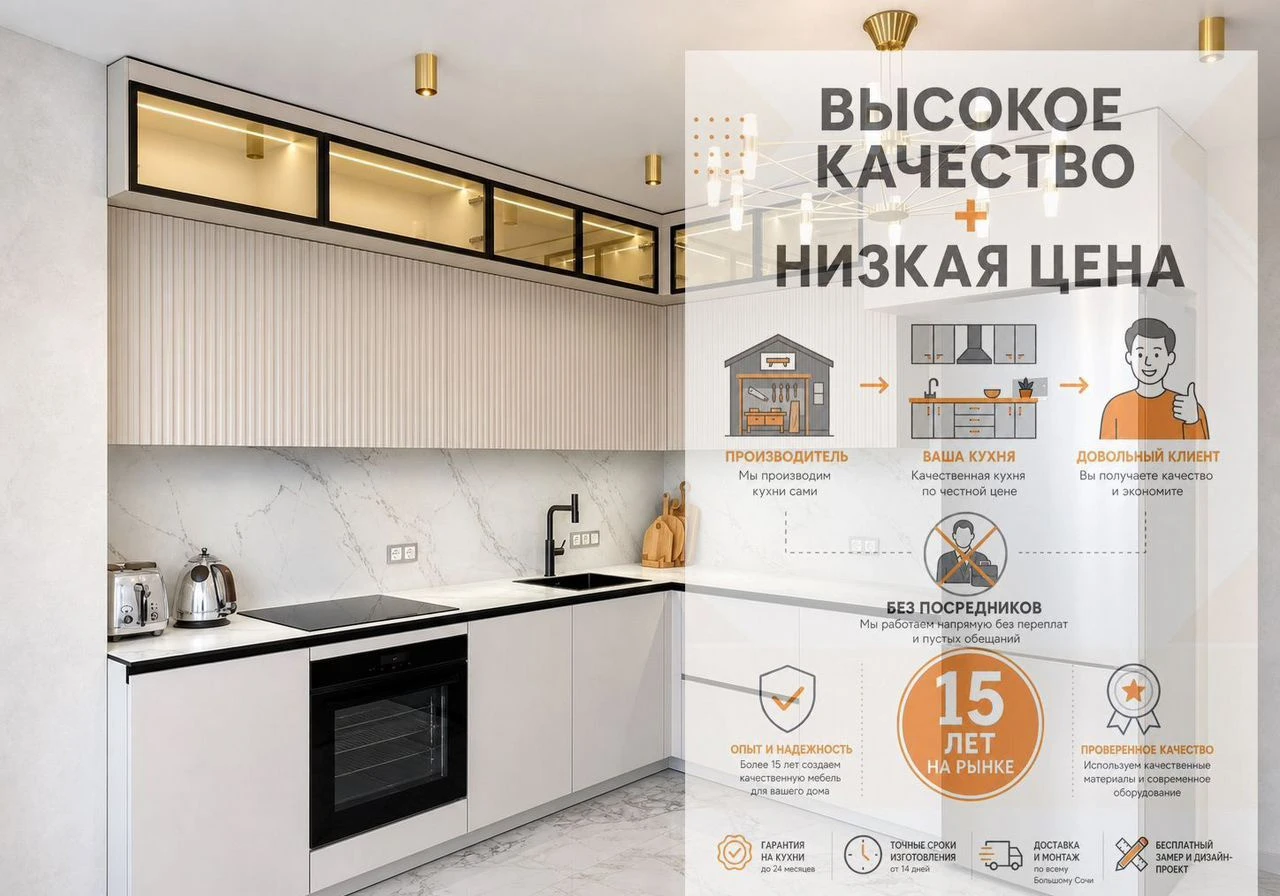 Кухни на заказ Свой цех. Рассрочка