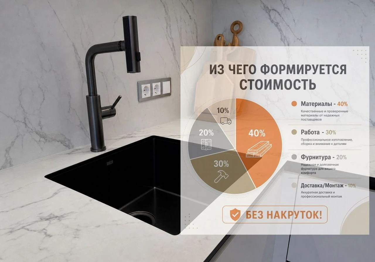 Кухни на заказ Свой цех. Рассрочка